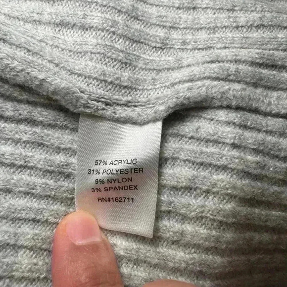 Love Ellie Open Cardigan Double Pockets Gray NWT Women Size Medium - Picture 6 of 6